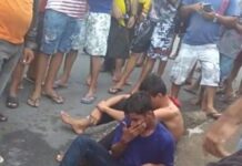 Vídeo: Ladrões são pegos roubando na Zona Leste e o pior acontece; Veja imagens