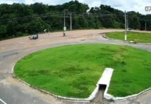 Câmeras de segurança flagram Acidente de trânsito de trânsito no município de Iranduba