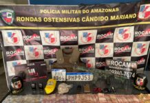 Operação Hórus prende homem por tráfico de drogas e porte ilegal de arma de fogo no interior do AM