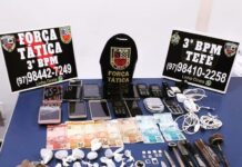 Drogas e celulares são apreendidos em Unidade Prisional no interior do AM