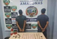 Dupla é presa por tráfico de drogas na zona norte da capital