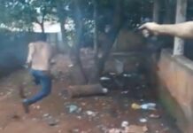 Sogro encontra genro batendo na filha e descarrega arma; veja vídeo