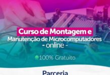 A prefeitura de Manacapuru oferece curso de montagem e manutenção de microcomputadores