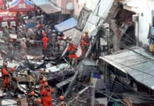 Prédio desaba no Rio deixando 2 mortos e 4 feridos