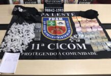 Homem é preso por porte ilegal de arma de fogo, corrupção de menores e tráfico de drogas em Manaus