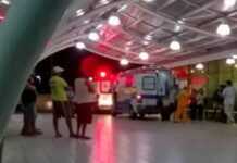 Mãe é baleada na cabeça ao tentar salva filho