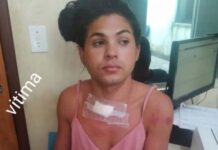 Travesti desce o cacete em cliente que queria dar calote