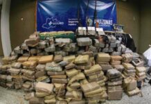 Polícias do Amazonas apreendem 1,2 tonelada de entorpecentes no interior