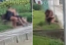 Fetiche? Casal é flagrado fazendo sexo em banco na praia; veja vídeo