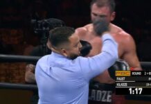 Lutador desce a porrada em juiz por não aceitar perder luta; veja vídeo