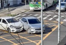 Acidente de automóvel nas esquinas da Major Gabriel e Leonardo Malcher, deixa várias pessoas feridas