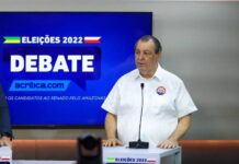 Senador Omar apresenta propostas. Arthur e Menezes apelam para baixaria em debate