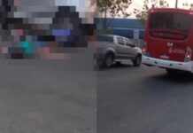 Homem tem cabeça esmagada por ônibus durante acidente de trânsito