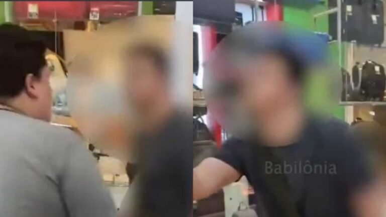 Homem é expulso de shopping por populares, após agredir mulher em cafeteria