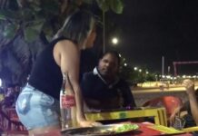 FLAGRANTE: Mulher pega seu “presente de Deus” com outra no barzinho, veja o vídeo