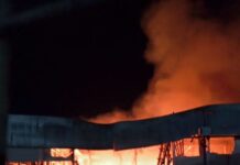 Fábrica de colchões é atingida por incêndio em Manaus; veja vídeo