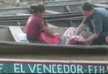 VÍDEO: Mulher dá a luz a um bebê em uma canoa no interior do AM