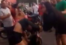 Com ciúmes do “presente de Deus”, mulheres saem na porrada em Borba; vejam o vídeo: