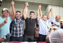 Prefeito de Juruá, Dr Júnior, comemora a vitória na Associação Amazonense de Municípios