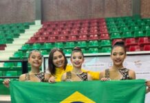 Ginastas amazonenses conquistam ouro para o Brasil no Sul-Americano na Colômbia
