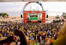 Termina transmissão de jogos na Ponta Negra após derrota do Brasil