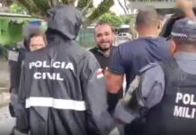 VÍDEO: Repórter “confusão” é preso por desacato em Itacoatiara