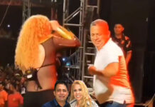 Dançando na cara da Justiça: Sabugo ignora decisão que proibia gastos em Urucurituba e apresenta o show de Joelma na Festa do Cacau