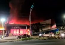 VÍDEO: Loja TV Lar e Drogaria Bom Preço são consumidos pelo fogo em Manaus