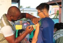 Prefeitura de Tapauá realiza uma mobilização de vacinação na Praça Daniel Albuquerque