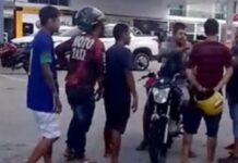 VÍDEO: Motoqueiro leva um tiro na cabeça durante discussão de trânsito em Manaus
