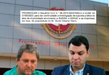 MP-AM prorroga investigação sobre empresas ligadas ao deputado Saullo Vianna e o ex-prefeito de Figueiredo na operação Cachoeira Limpa