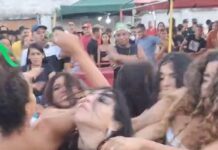 VÍDEO: Mulheres terminam o Natal na porrada na zona Leste de Manaus