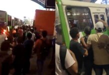 VÍDEO: Tentativa de assalto termina com confusão dentro do T2 na Cachoeirinha