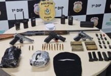 Operação Orbital prende trio com drogas, armas, materiais e veículos utilizados para o tráfico de drogas
