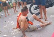 Suspeito de assalto é agredido por populares no bairro Gilberto Mestrinho em Manaus