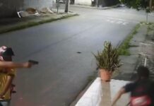 VÍDEO: Técnico de Enfermagem corre para fugir de assalto em Manaus
