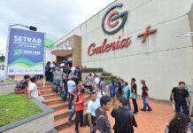 Prédio do Sine Amazonas é atingida por princípio de incêndio nesta quarta-feira (21)