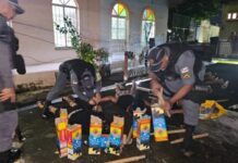 VÍDEO: Facção criminosa realiza queima de fogos para comemorar aniversário em Manaus