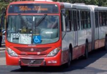 Durante assalto à ônibus, passageiros são feridos por golpes de faca em Manaus