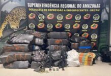 900 kg de drogas são apreendidos no interior do Amazonas