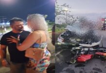 Motoqueiro morre após ser atropelado por motorista bêbado em viaduto no bairro Flores; veja vídeo