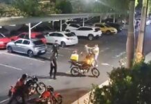 VÍDEO: Entregador é ameaçado com terçado por morador de condomínio durante entrega em Manaus