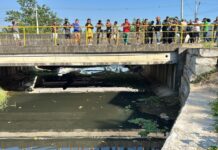 Com as mãos amarradas e enrolado em rede, c0rp0 é encontrado em igarapé no Tarumã