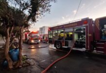 Fogo destrói casa no bairro do Alvorada durante a madrugada