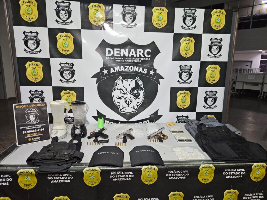 MATERIAL-APREENDIDO-1024x768 Polícia prende braço direito de líder de organização criminosa na Compensa