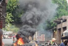 Moradores do Valparaíso fazem manifestação pela m0rte do pequeno Gabriel Ravi