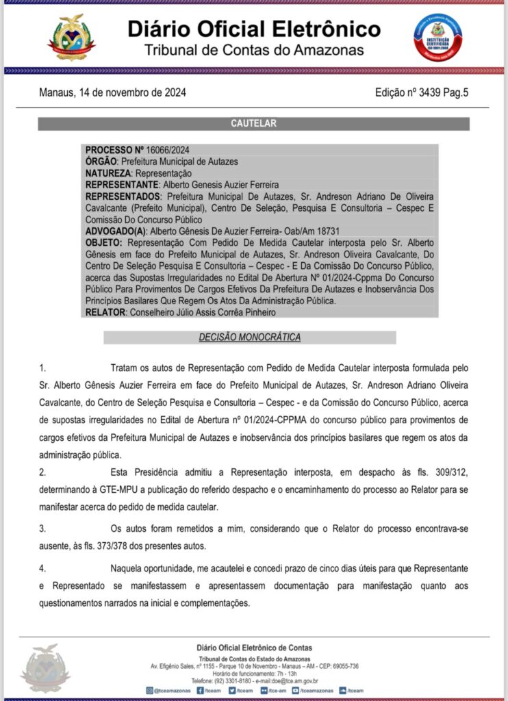 doc-01-742x1024 Corte de Contas suspende concurso público em Autazes por suspeitas de irregularidades