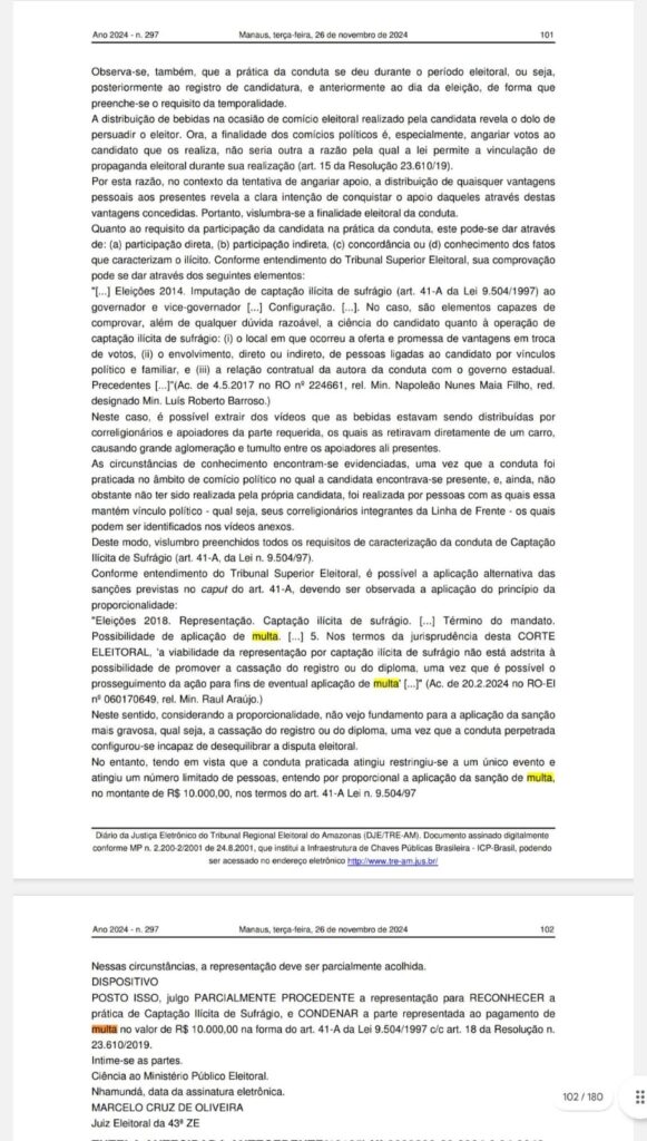 pandolfo-2-581x1024 Prefeita Marina Pandolfo e seu vice são multados pelo TRE-AM e podem perder o mandato por compra de votos