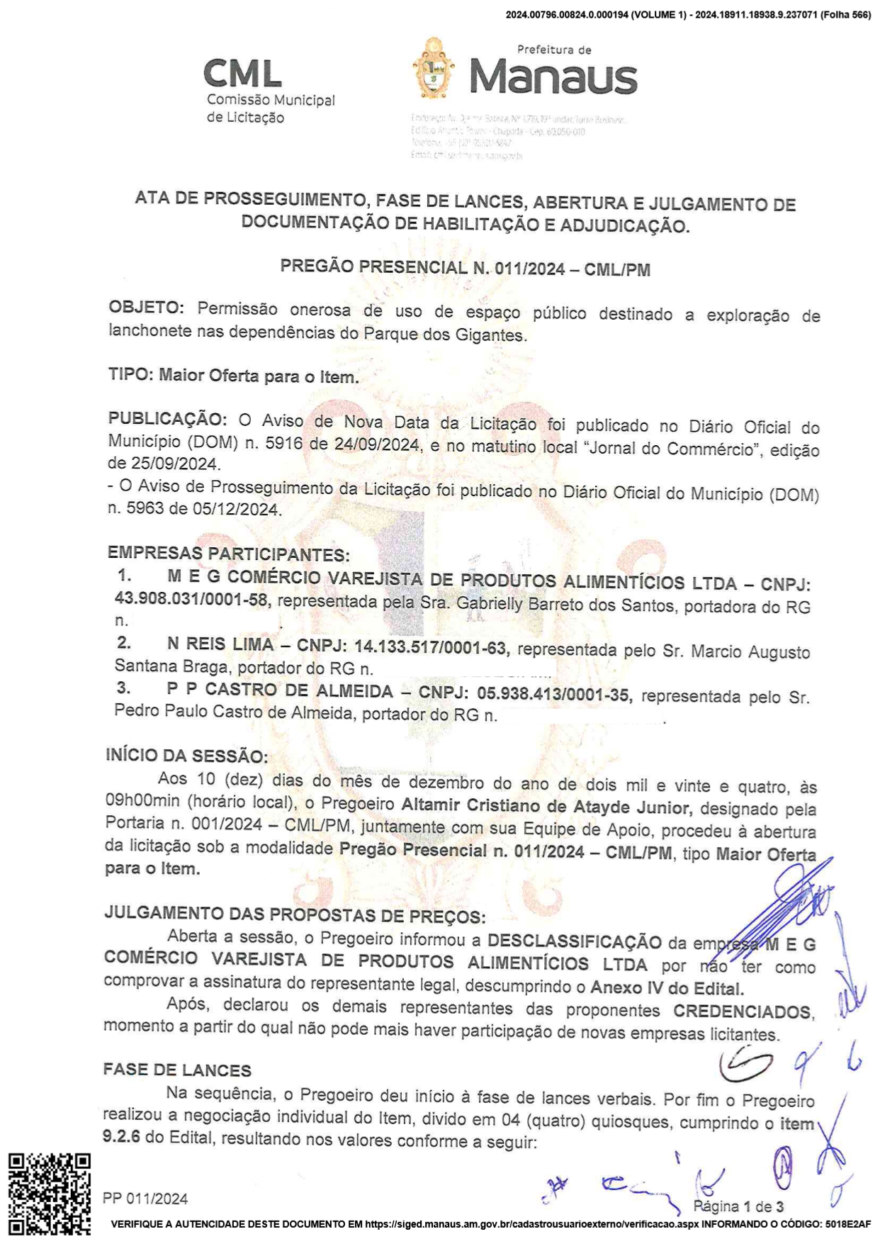 Resultado-Licitacao-Parque-Gigantes-da-Floresta_page-0001 MP-AM deve investigar suspeita de irregularidades em licitação de quiosque de lanche no Gigantes da Floresta