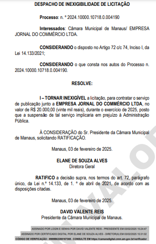 Captura-de-tela-2025-02-04-125436 David 'Rei' da Câmara, mesmo de férias mantém a "rédia curta" nas decisões da CMM